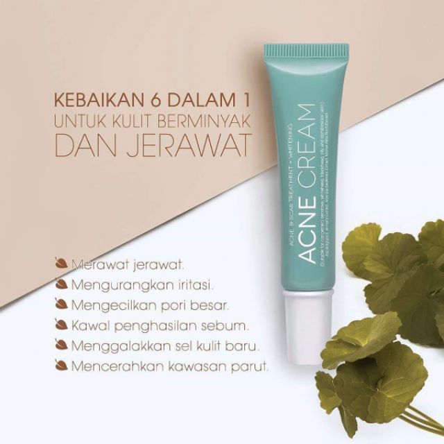 Exp date OCT 2023, NO REFUND Original Acne Cream Sendayu Tinggi 15g