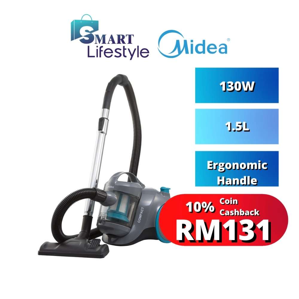 Midea Bagless Vacuum Cleaner With Hepa Filter MVCV12KGR / (1200W) MVCCB1200SC Shopee