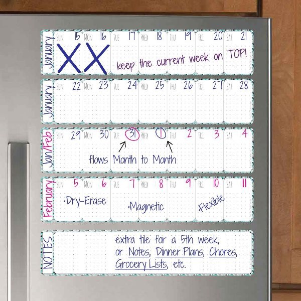 Rolling Calendars RCLAMZ001* Calendar Board Calendars Set Shopee Malaysia