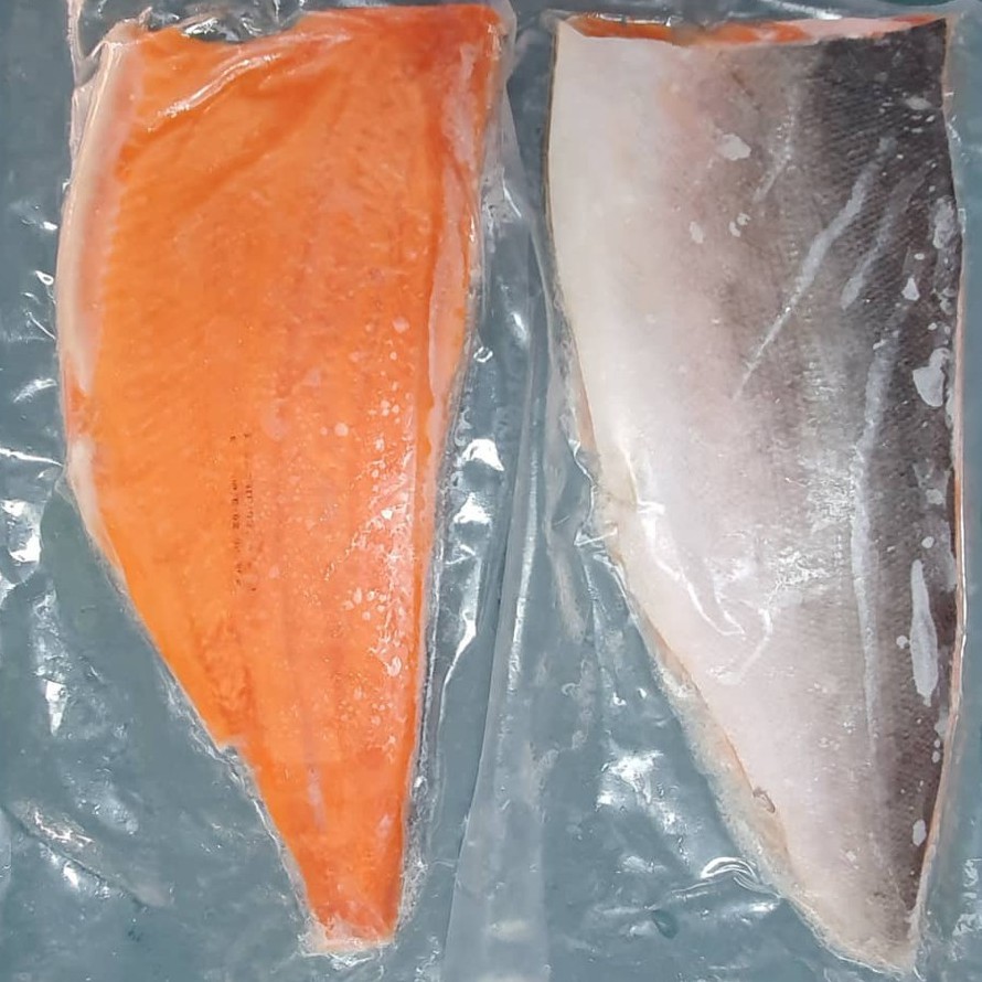 Premium Chile Coho Atlantic Salmon Trout Fillet 1.5Kg+ Frozen Boneless