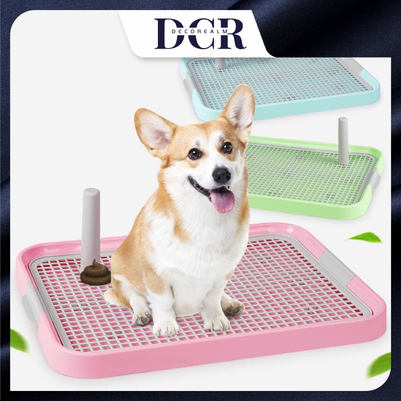 DCR PP Pet Cat Dog Litter Tray Training Potty Toilet Trainer Pee Tray