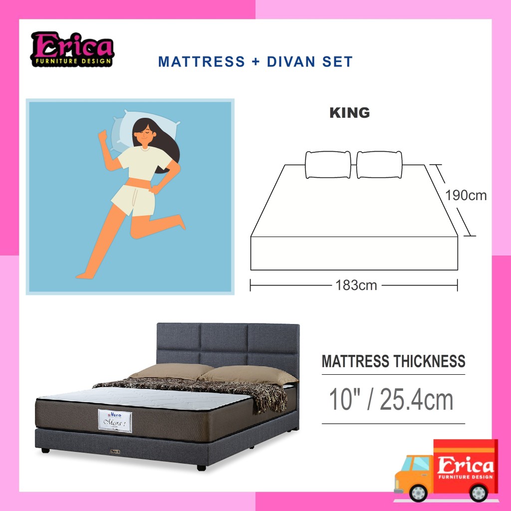 [Erica] VONO MESRA 1 or COZY MATTRESS / tilam single / tilam super