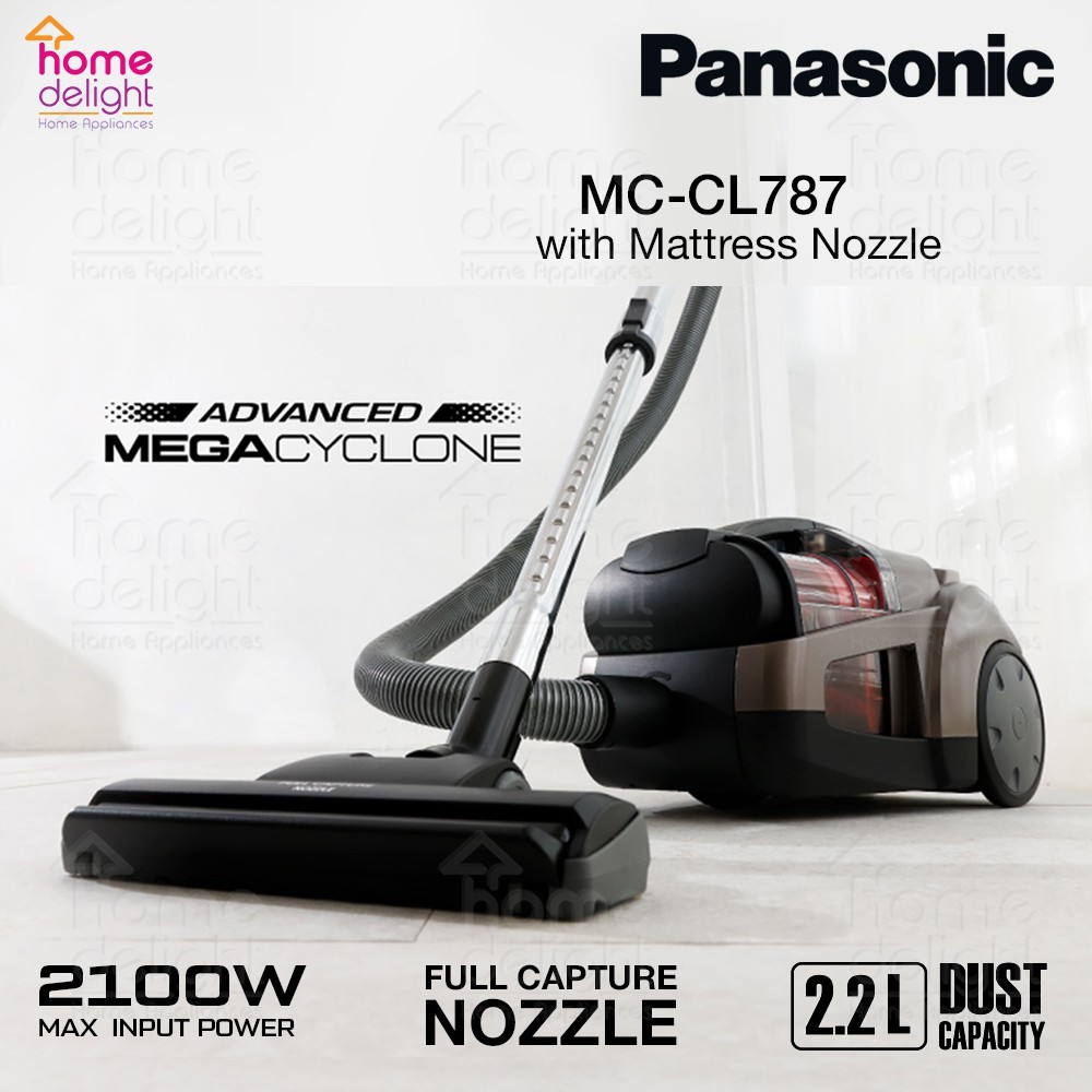 Panasonic Cyclone Vacuum Cleaner (2100W) [ MCCL787 / MCCL787HV