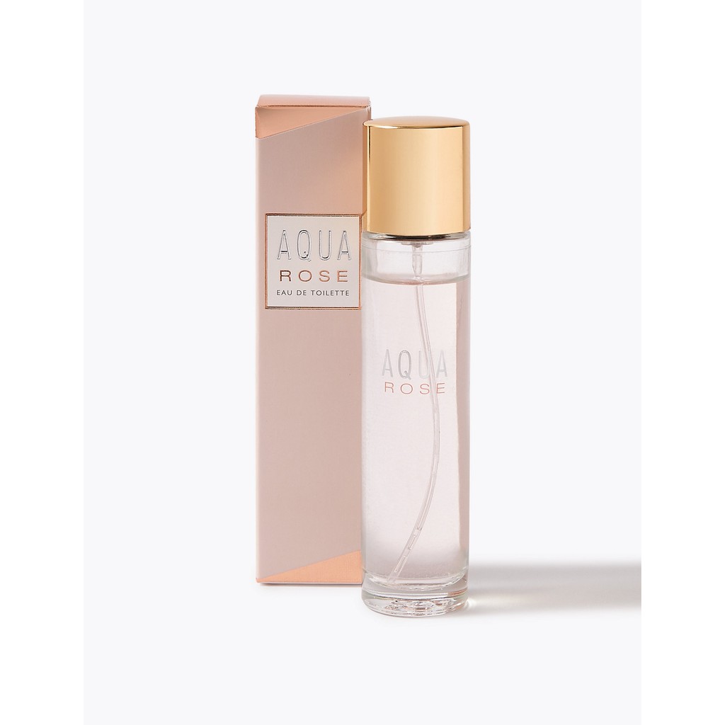 Original Marks & Spencer Aqua Rose Eau de Toilette 25ml Perfume for Women (minyak wangi wanita