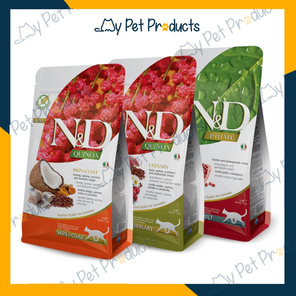 N&D CAT FOOD [ASSORTED TYPE] 1.5KG/ 5KG LOCAL SELLER Shopee Malaysia
