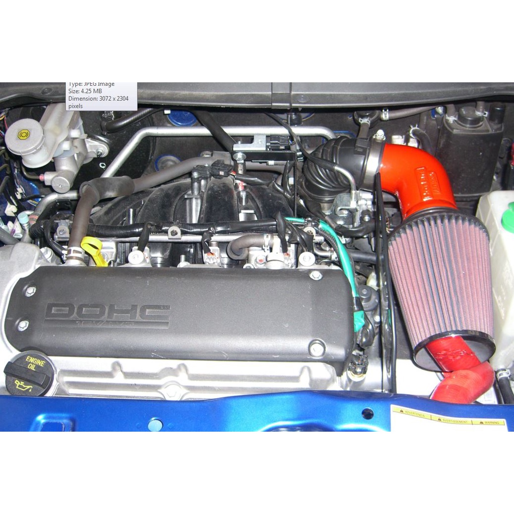 SUZUKI SWIFT OPEN POD KIT WITH HEAT SHIELD K&N Washable Performance