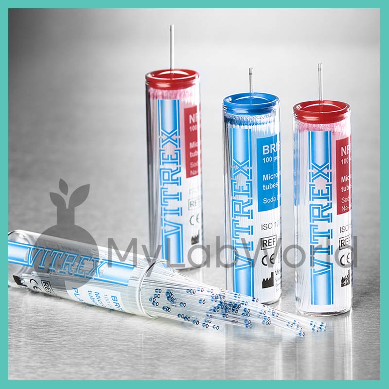 Vitrex Micro Hematocrit Capillary Tubes Haematocrit Heparin Tube 75ul