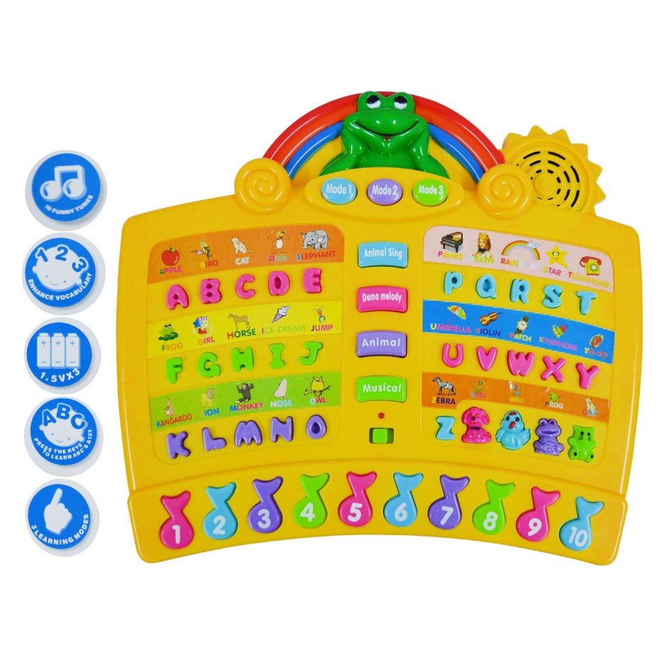 Talking Alphabet/Number Electronic Book With Music For Kids Learning