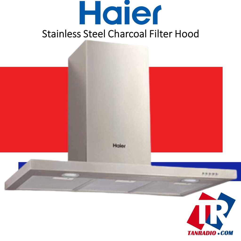 Haier 2 In 1 Stainless Steel Charcoal Filter Hood HHOT53P Hood