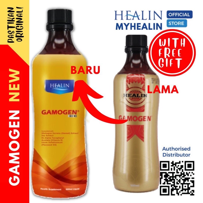 HEALIN Gamogen ORI Suplimen Kesihatan Berasaskan Gamat, Merejuvenasi