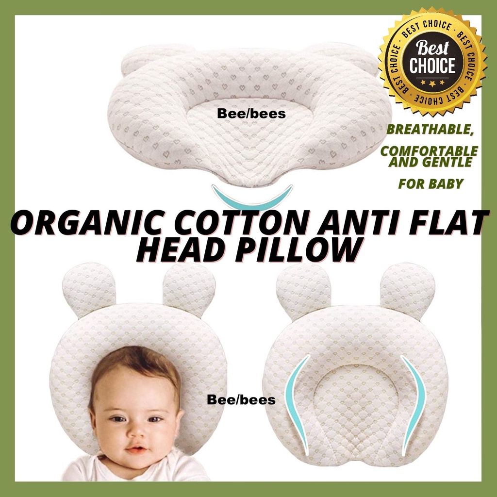 Newborn Baby Head Shaping Pillow Infant Support Pillow Soft Baby Flat