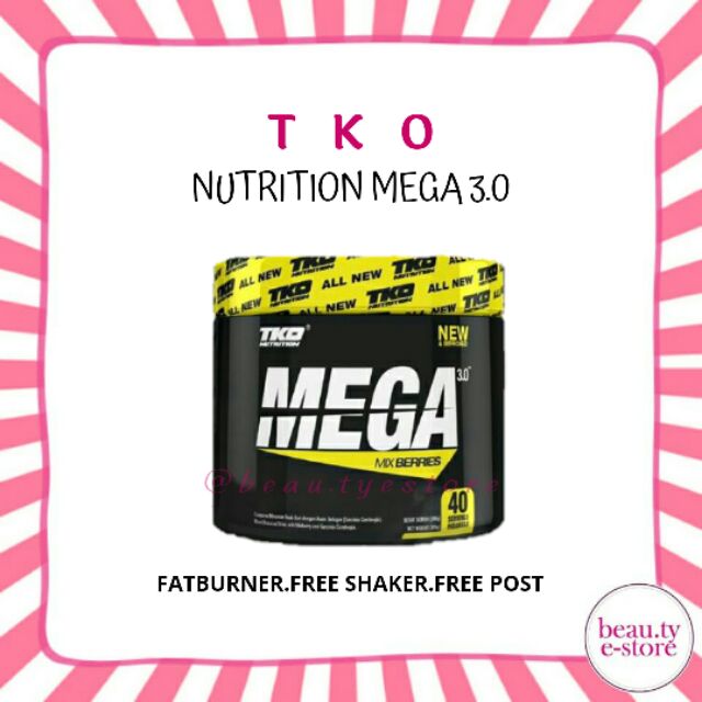 TKO FAT BURNER MEGA 3.0 (fatburner) Shopee Malaysia