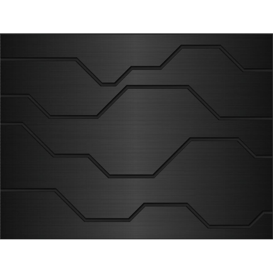 Annagood 3D Black Metal Circuit Board Industrial Decor Wall Paper