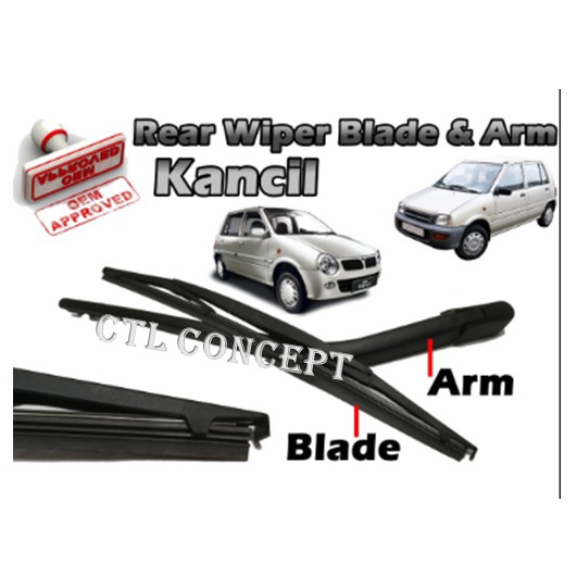 Perodua Kancil Rear Wiper Perodua Kancil Wiper Arm with Wiper Blade