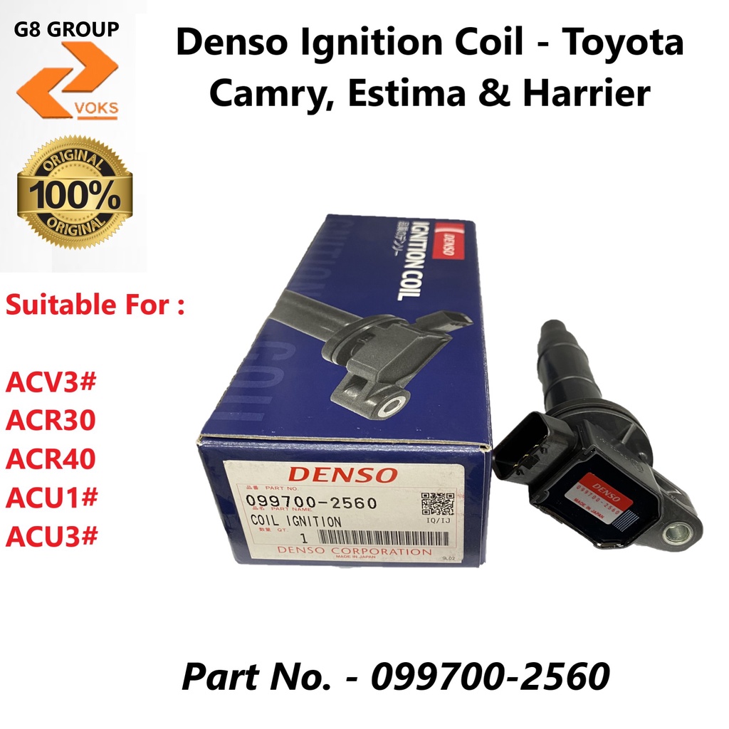 Denso Ignition Coil Toyota Camry, Estima & Harrier ( 0997002560
