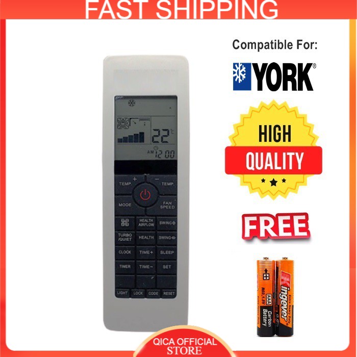 New Model YORK Aircond Remote Control YK006 Shopee Malaysia