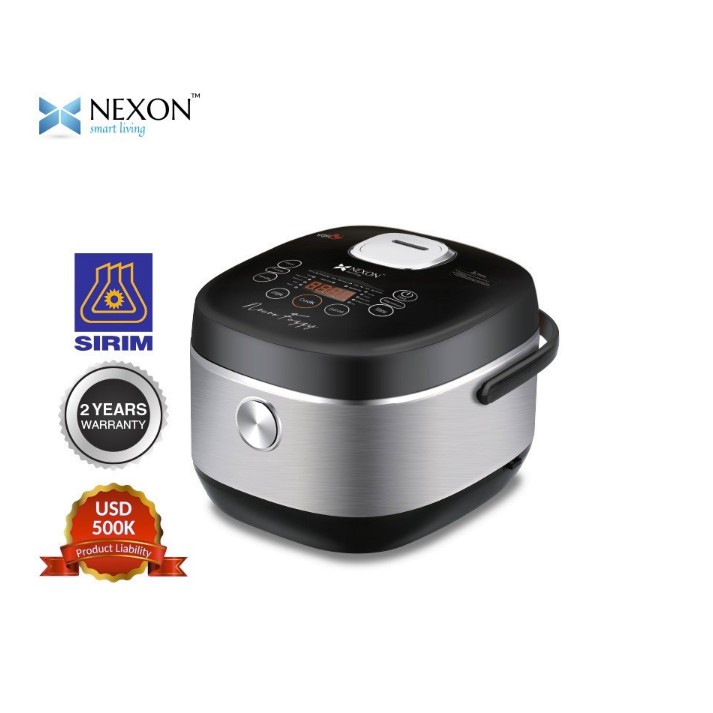 NEXON Rice Cooker 1.8L With Fuzzy Logic & Digital Touch Panel Shopee