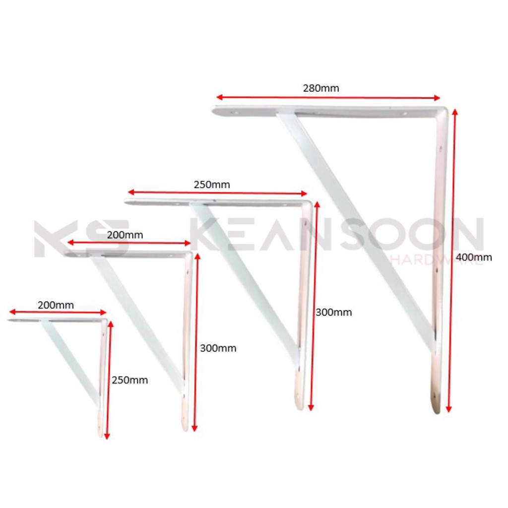 Wall Shelf L Bracket L Bracket Kaki L Heavy Duty LShaped Wall Shelf