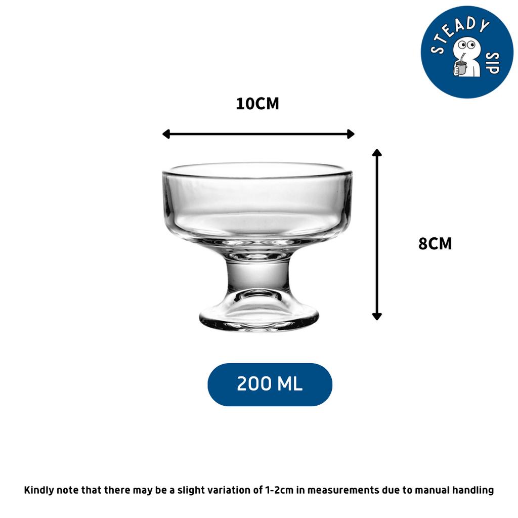 Steady Sip Dessert Glass Ice Cream Pudding Cereal Yogurt Granola