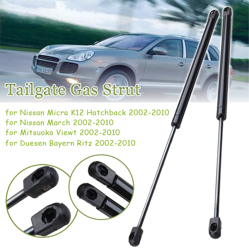 2Pcs Automobile Tailgate Gas Spring Strut Gas Spring For Nissan Micra