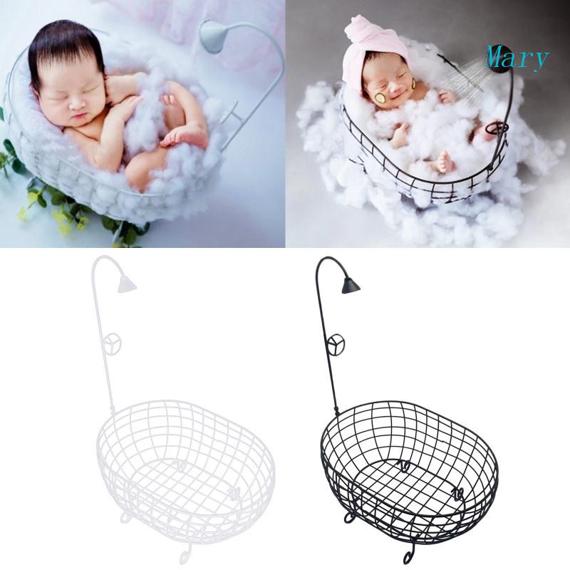 Mary Baby Photography Bathtub Photo Props Newborn Small Iron Tub Posing