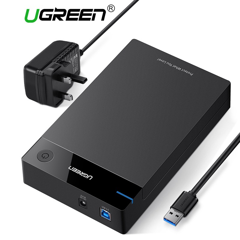 UGREEN External Hard Drive Enclosure 3.5 USB 3.0 Shopee Malaysia