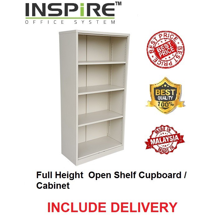Full Height Steel Open Shelf Cupboard/ Office Shopee Malaysia
