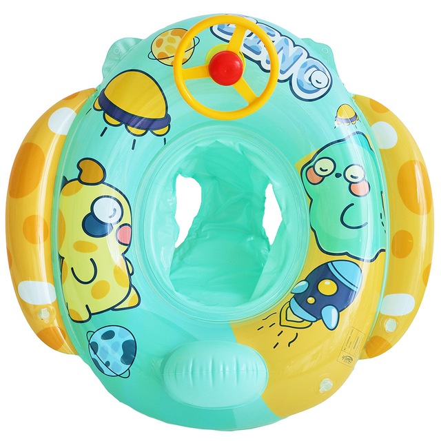 Cartoon Infant Pool Float Swimming Ring for Kids Baby Seat Floating