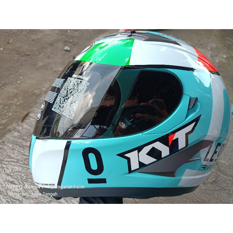 Visor kyt vendetta 2 Smoke Glass Helmet non flat kyt vendetta Original