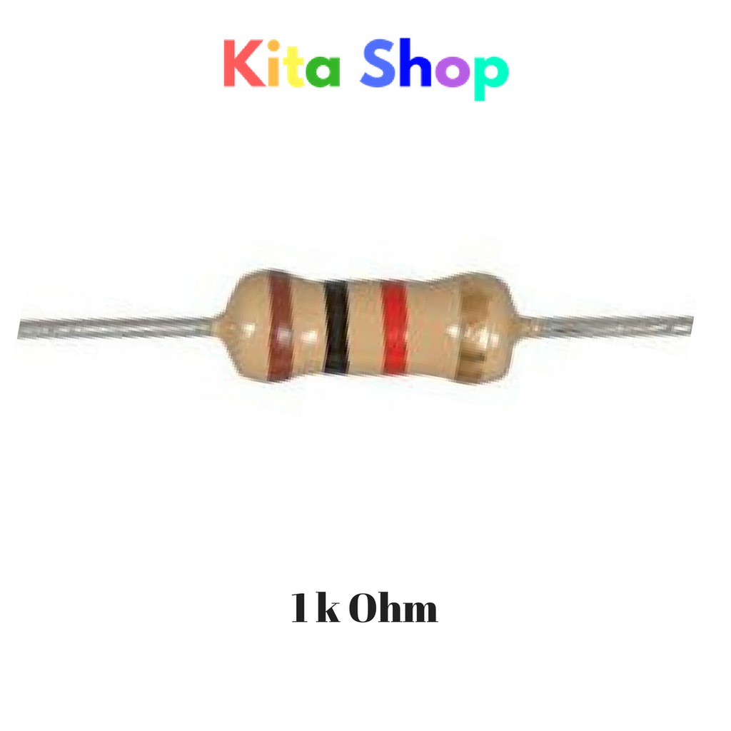 Resistor 1k ohm (Carbon 0.25W) Shopee Malaysia