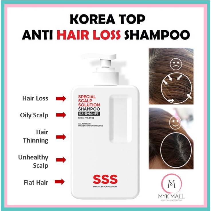 Anti Hair Loss Korea SSS Top Scalp Shampoo, Scalp Problem, Dandruff