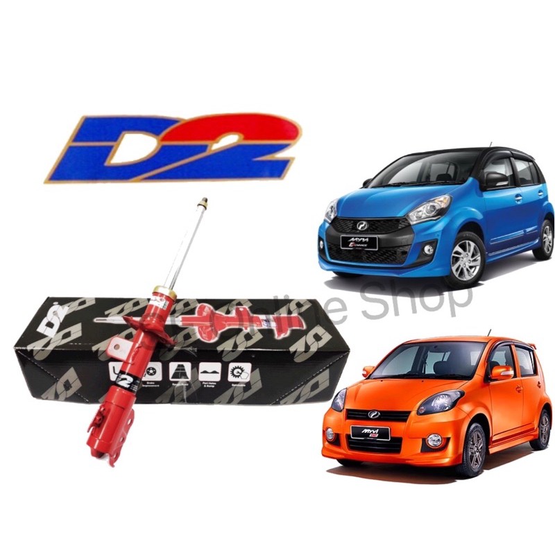 D2 , GAB Super R Heavy Duty Absorber Myvi Myvi ICON Myvi Lagi Best Alza