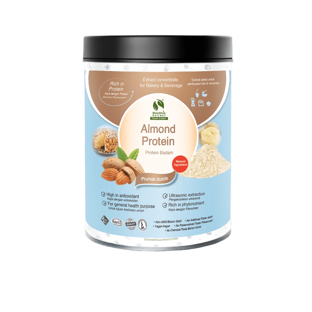 Pure PlantBased Almond Protein Powder (200g) Shopee Malaysia