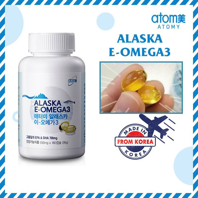 [Atomy] ALASKA EOMEGA3 (180 Capsules X 550mg) Shopee Malaysia