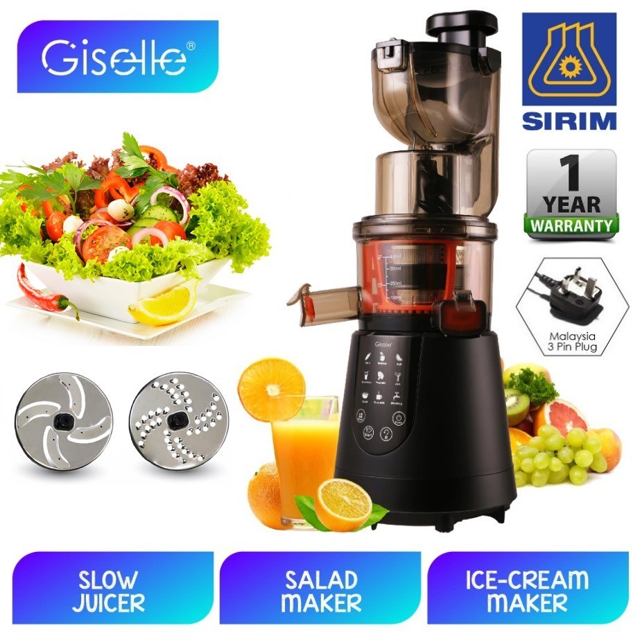 Giselle Multifunctional Big Mouth Slow Juicer KEA0355 Shopee Malaysia