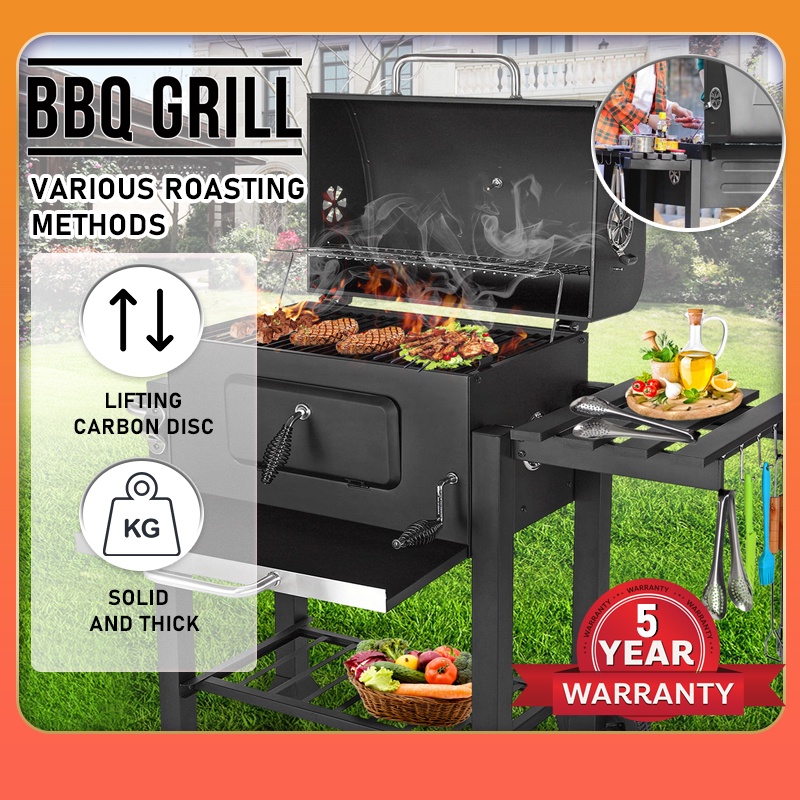 🔥 Portable BBQ Grill BBQ Stove Super Large BBQ Courtyard Grill Heating