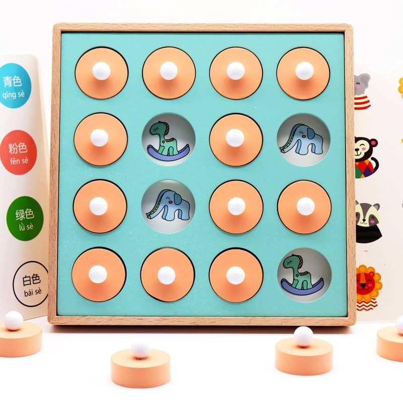Wooden Memory Board Matching Game for kids Shopee Malaysia