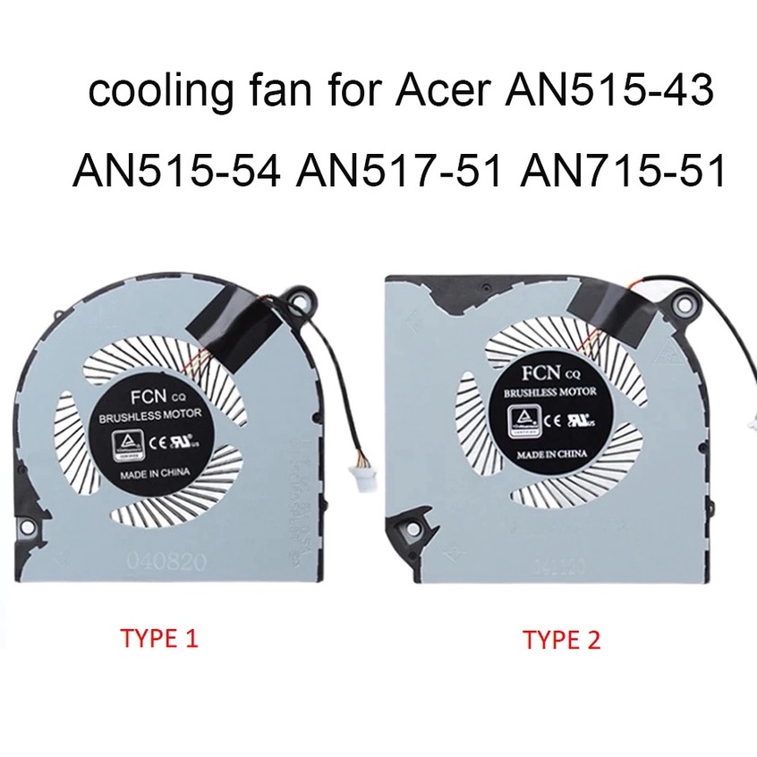 Acer Nitro 5 AN51543 AN51554 AN51751 PT31551 Laptop CPU & GPU Fan