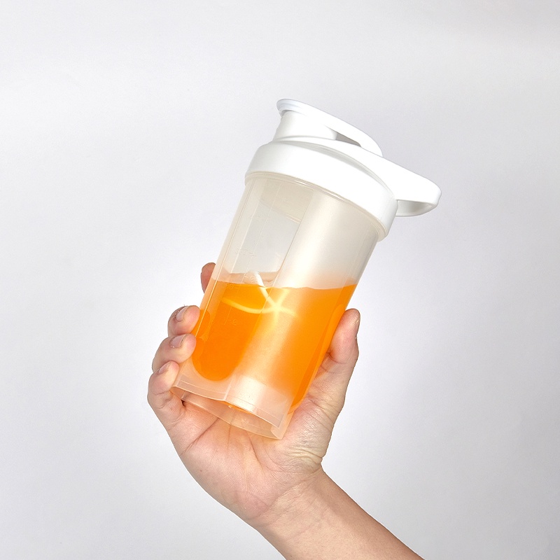 Shaker Bottle with Ball 500ML Shake Protein Water Cup Food Grade PP BPA