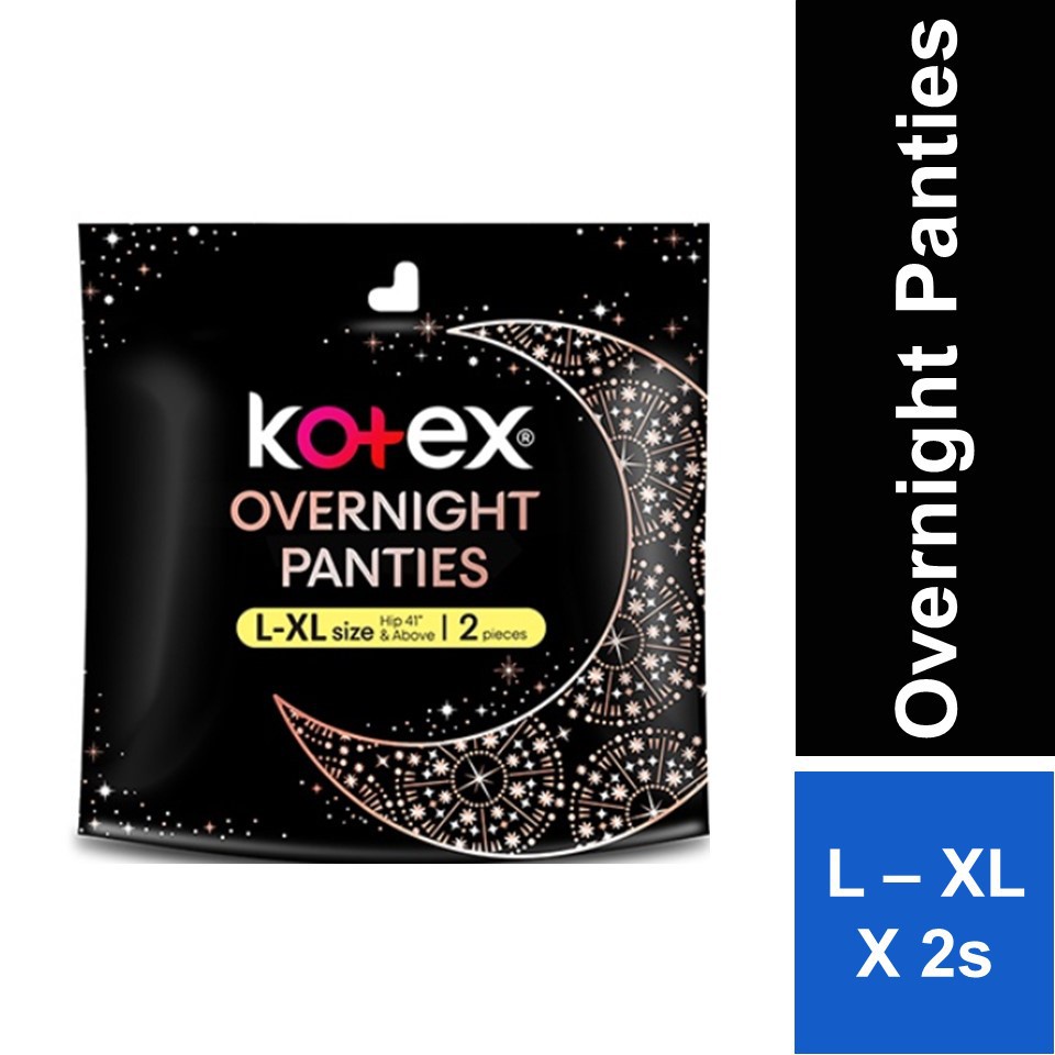 Kotex Over Night Panties L/XL (2's) Shopee Malaysia
