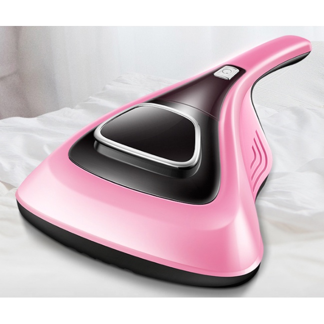 PINK Mites Killing Dust Vacuum Portable Handheld Mini Cleaner With Wire UV Light Car Bugs Home
