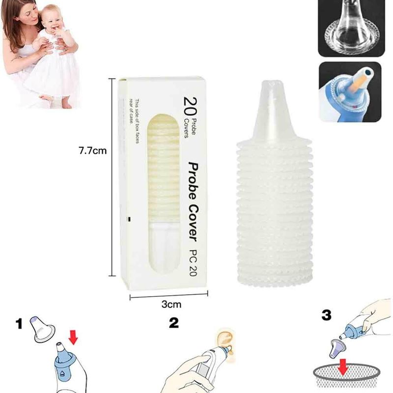 20pcs For Braun Probe Covers Thermoscan Replacement Lens Ear