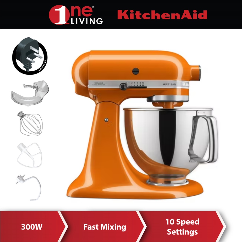KitchenAid 4.8L Artisan Stand Mixer 5KSM175PS (5KSM175PSB) Shopee