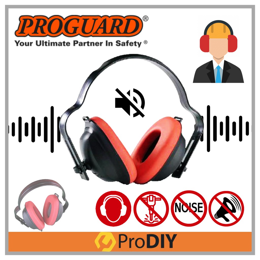 PROGUARD ECO EAR MUFF Ear Protection Ear Cover Noise Reduction Hearing