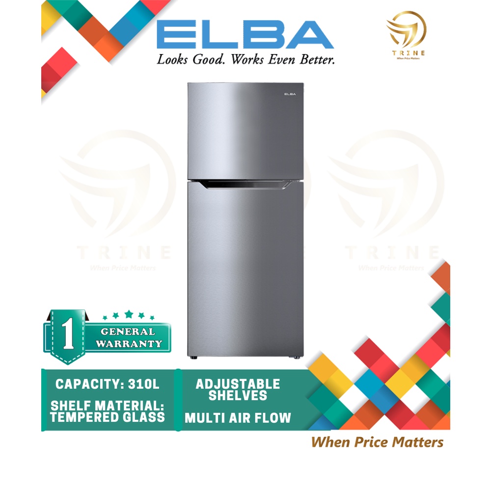 (DELIVERY BY OWN TRANSPORT AT KLANG VALLEY) ELBA 310L FRIDGE ERG3125
