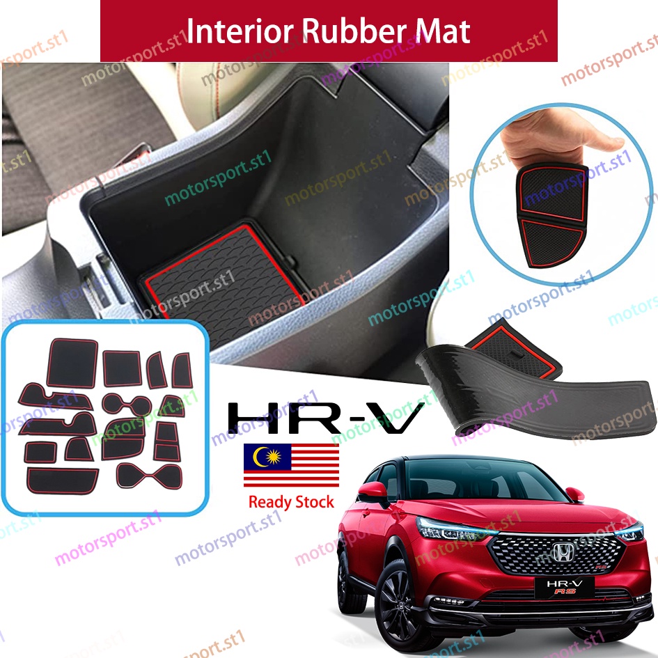 [READY STOCK]Honda HRV 20222024 Interior Slot Rubber Mat Antislip Mat