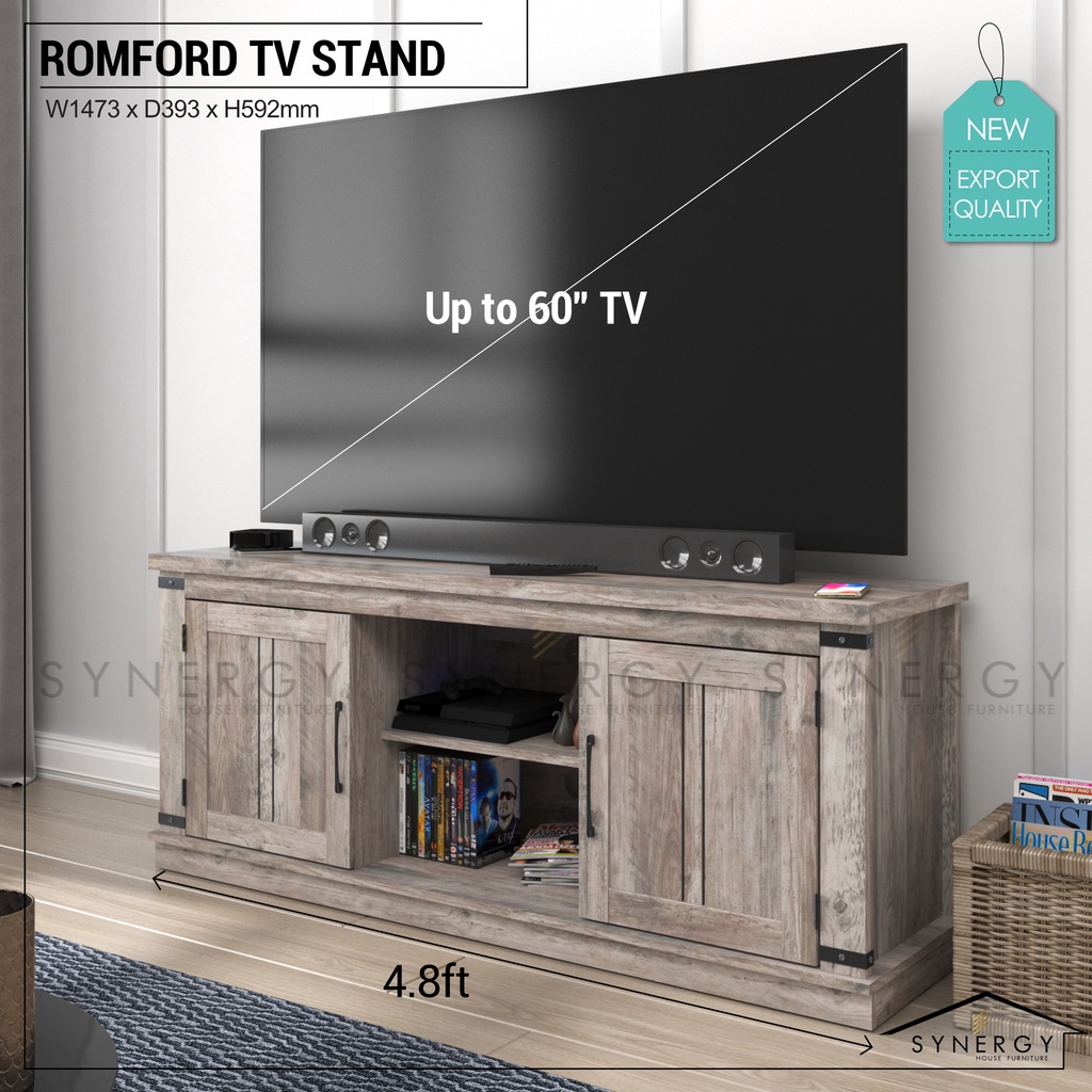 Romford TV Stand Series TV 1 Colour (4.8ft) Shopee Malaysia