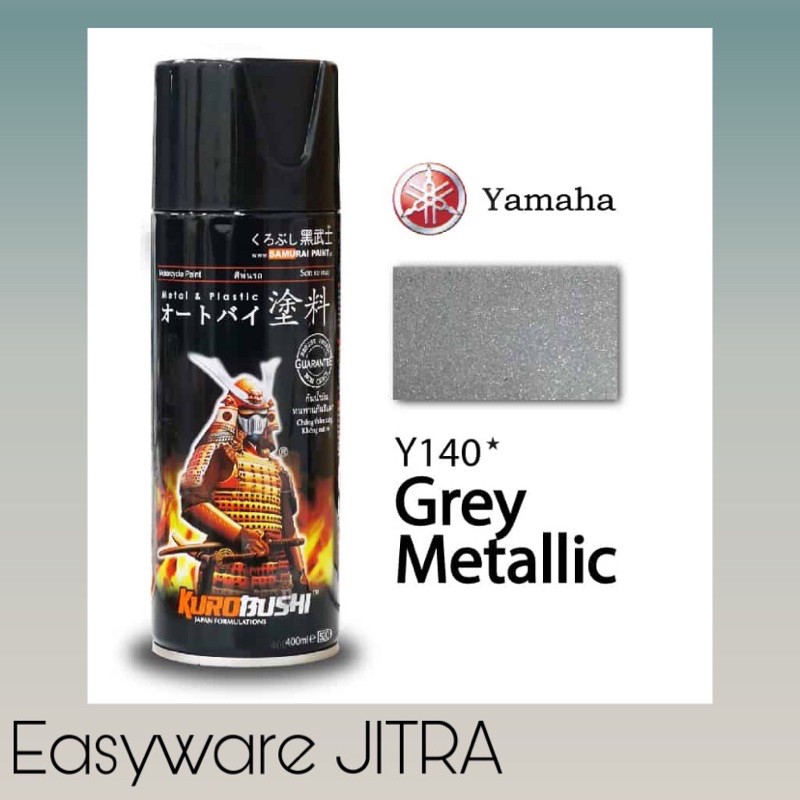 SAMURAI Y140* YAMAHA GREY METALLIC Motorcycle Colour Spray Paint 400ml