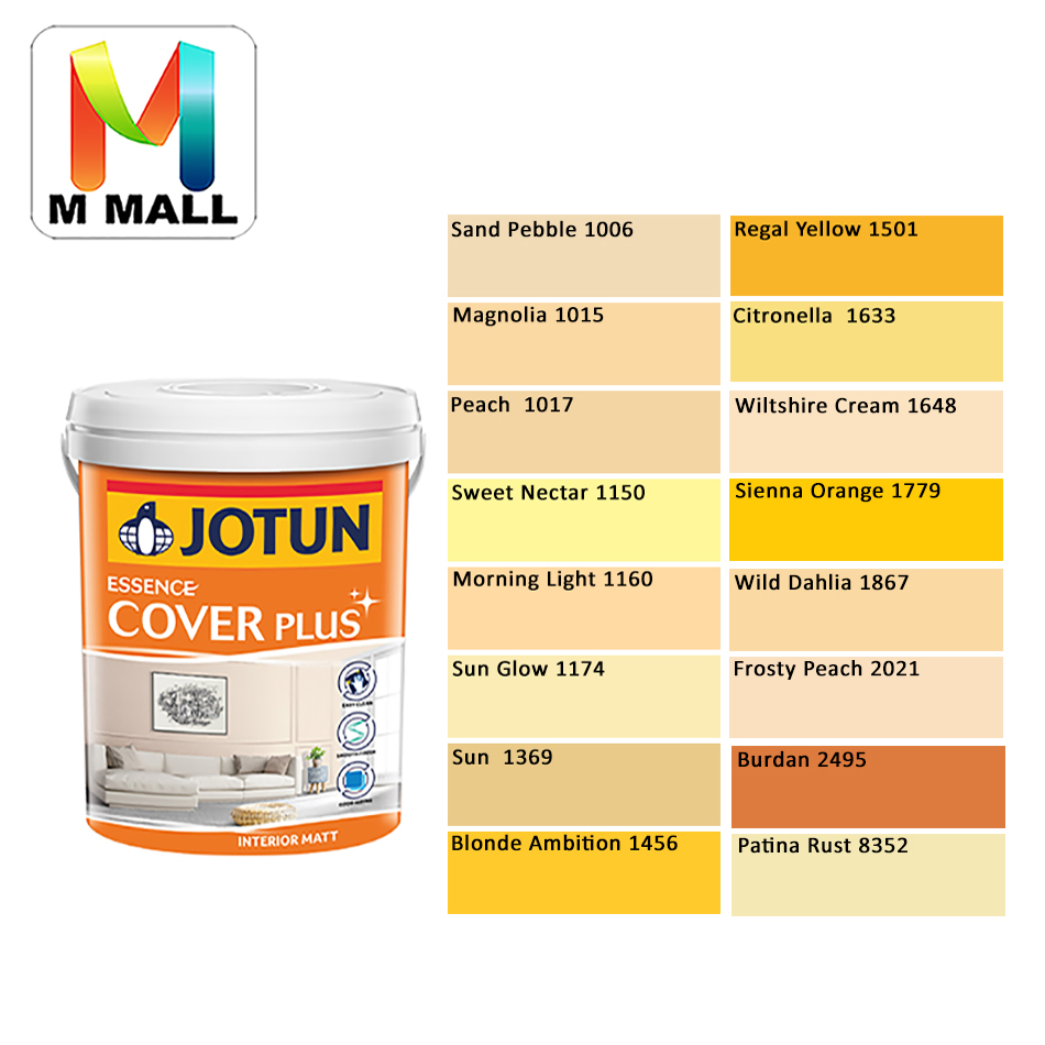 *📌📌* (10068352) 1L Jotun Paint Essence Cover Plus Matt Shades of