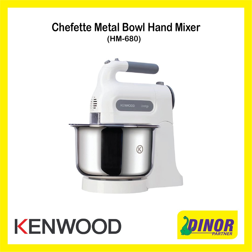 KENWOOD CHEFETTE METAL BOWL HAND MIXER HM680 Shopee Malaysia